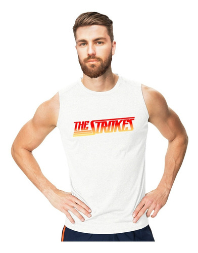 The Strokes Retro Vintage Playera Sin Mangas Tank Top Gym 