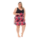 Maio Sainha Embutida Laço Plus Size Do Tam 46 Ao 60 