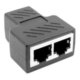 Adaptador Splitter Ethernet Rj45  1 A 2 Vías Cat5