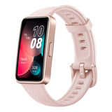 Smart Band Huawei Band 8 Bateria 14 Dias Bússola, Sono, Hr Caixa Rosa Pulseira Rosa