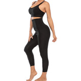 Pants De Leggins Entrenamiento Para Mujer Negro Yoga Sauna