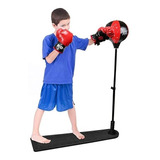 Juguete De Boxeo Para Niños Kid Pera Con Base Y Guantes