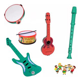 Instrumentos Musicais Infantil Kit Para Prendas & Festas 5pç