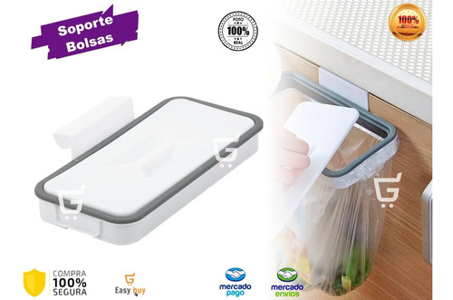 Porta Bolsa Basura Soporte Bolsas Para Reciclar Cocina