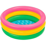 Piscina Inflable Para Bebes 3 Anillos 86cm Verano