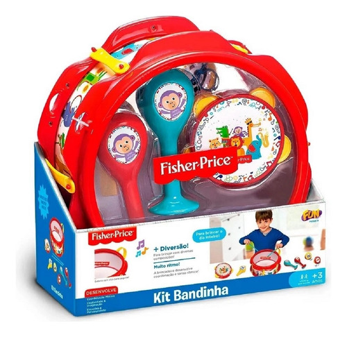 Kit Bandinha Musical Fisher-price Infantil F00009 - Fun