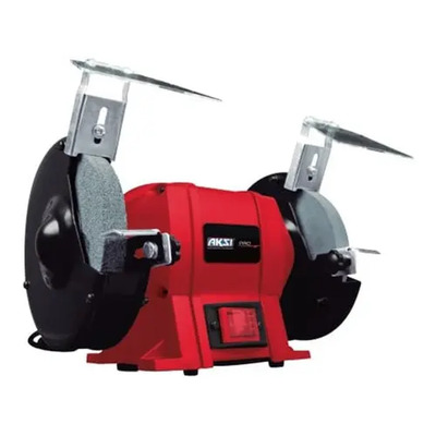 Esmeril De Banco Aksi De 250w - 6 , Línea Profesional Color Rojo | Envío gratis