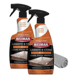 Limpiador De Granito Pulido Y Protección, 3 En 1-2 Weiman 