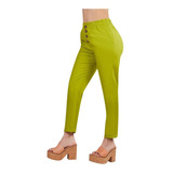 Pantalon Mujer Color Verde 941-98