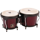 Lp Lpa601 Aspire Oak Bongos Con Black Hardware Dark Wood