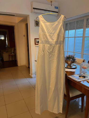 Vestido De Novia Con Tolera Shantung De Seda