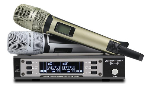 Microfones Sennheiser Ew Ew 135g4 Dinâmico Cardioide Cor Dourado/branco