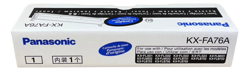 Cartucho Rollo Para Fax Original Panasonic Kx-fa76a