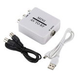 Adaptador Mini Rca Cvsb Av A Rf De 67,25 Mhz Y 61,25 Mhz De