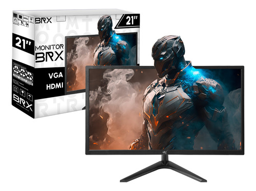 Monitor Gamer Brx Gamer Mbrx21bk Led 21  Preto 110v/220v