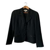 Tij Liz Claiborne Saco Elegante Talla 30 Blazer Bordado