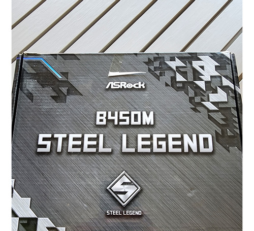 Placa Mãe Asrock B450m Steel Legend, Amd Am4, Matx, Ddr4