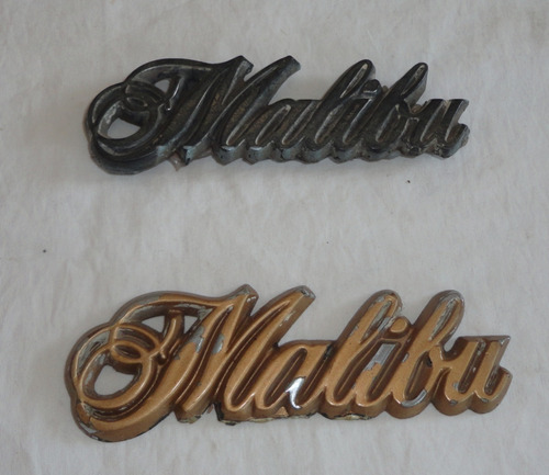 Emblema Chevrolet Malibu Mide 9.5x3 Cms Foto 2