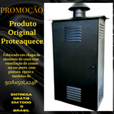 Protetor Para Aquecedor A Gás Preto 90x50x24 Cm Metalsul Rs