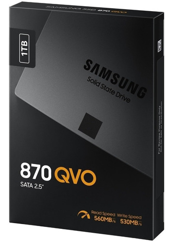 Hd Ssd 1tb Samsung 870 Qvo, Sata 3 Garantia 3 Nfe Anos