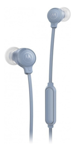 Auriculares Motorola Earbuds 3s Inear Mic Manos Libres 3.5mm Color Azul