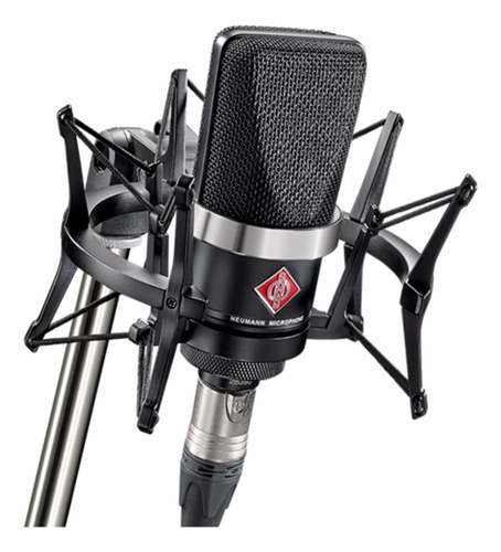 Microfone Neumann Tlm 102 Studio Set Cardióide Preto