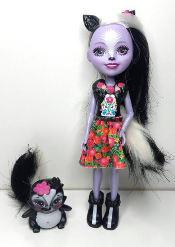 Lote Muñeca Enchantimals Sage Skunk Original