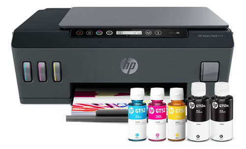 Impresora Multifuncion Hp Smart Tank 515 Continuo Color Wifi Color Negro