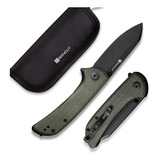 Cuchillo Plegable Para Edc Con Bloqueo De Forro Con Clip