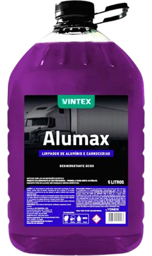 Limpador De Alumínio E Carrocerias Alumax 5 Litros Vonixx