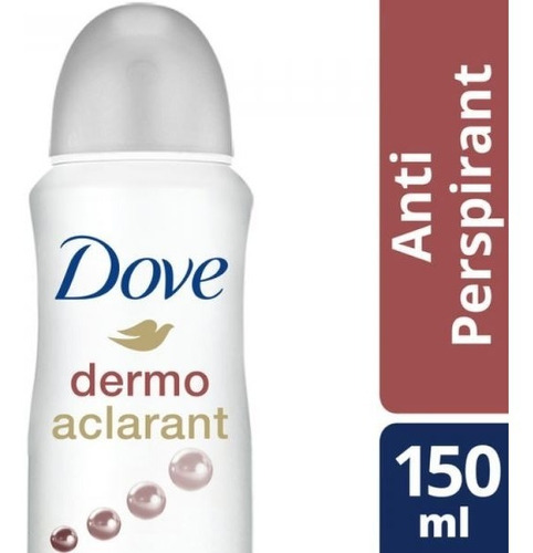 Desodorante Antitranspirante Dove Dermo Aclarant 150 Ml. Fragancia Dermo Aclarant