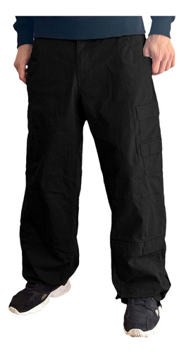 Pantalon Efecto Uno Lifestyle Hombre Mayan Negro Blw