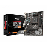 Msi Tarjeta Madre Amd Ryzen Am4 Ddr4 M.2 B450m Pro Max