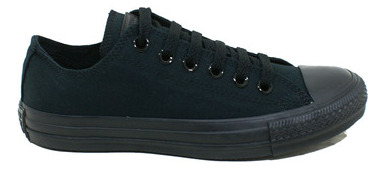 Zapatilla Converse Lona Monocrom Negro Hombre Deporfan