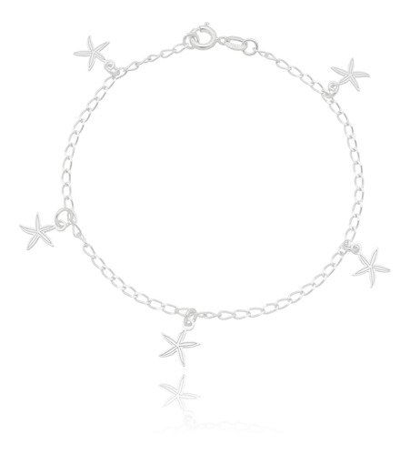 Pulseira Estrelas Do Mar Prata 925