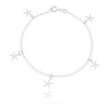 Pulseira Estrelas Do Mar Prata 925