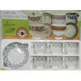 Jogo De Xicaras De Chá Porcelana 170ml 