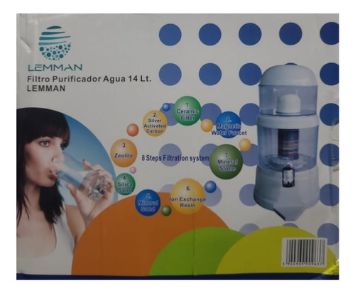 Filtro Purificador Agua Alizz Dispensador 14lt Bioenergético