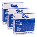 Disco De Tacografo Semanal 125x7d Dml - 03 Caixas