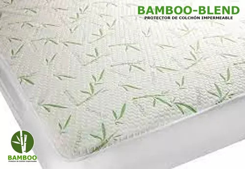 Confort Bamboo King Size Funda Cubre Colchon Impermeable