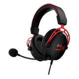 Auriculares Gaming Hyperx Cloud Alpha Con Cable -negro Y Roj