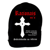 Mochila Racionais Mcs Ref=589 - Costura Reforçada