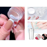 Carimbo Silicone Transparente Ideal Para Unhas