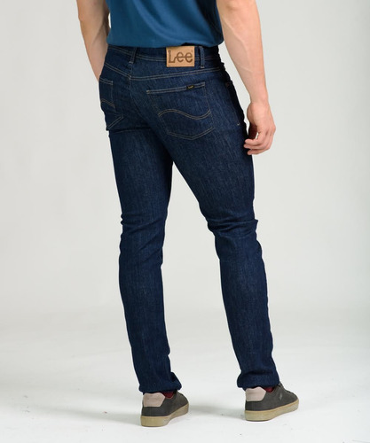 Lee Jeans Elastizado  Azul Oscuro Chupín Mod Luke