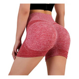 Short Levanta Bumbum Academia Fit Cintura Alta Modelador