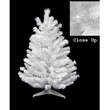 2 'decoración De Árbol De Navidad Artificial Blanco Nieve -