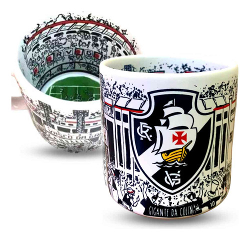 Caneca Vasco Estádio Sao Januario Xicara Vasco Gama Oficial