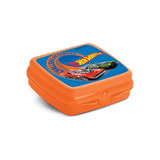 Sandwichera Cuadrilunch Hot Weels Naranja Tupperware