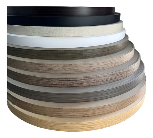 Cubrecanto Tapacanto Pvc Diseños 19mmx200mx.4mm Sin Adhesivo