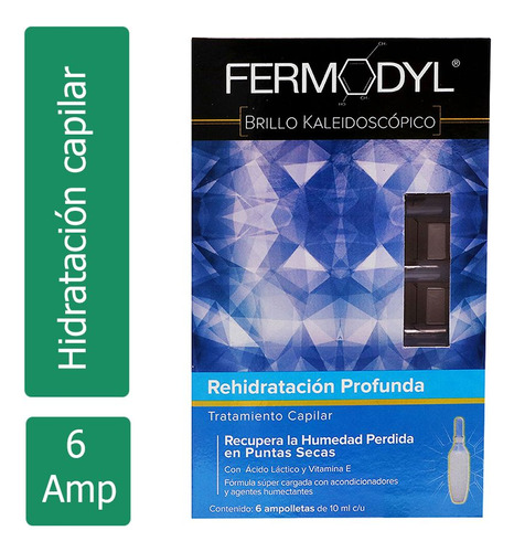 Fermodyl Tratamiento Capilar Caja Con 6 Ampolletas De 10 Ml 